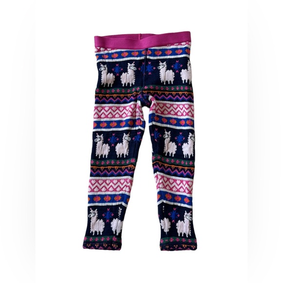 Tucker + Tate Other - Tucker + Tate Size 3 Double Knit Leggings Fair Isle Pink Blue